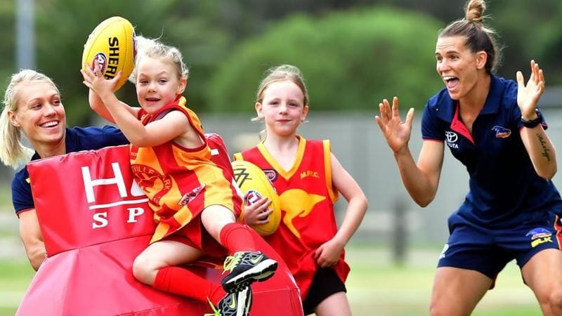 Adelaide Football Club Female Football Engagement Clinic